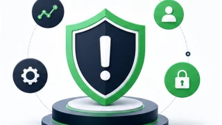 Legal risk review and public-record warning visual